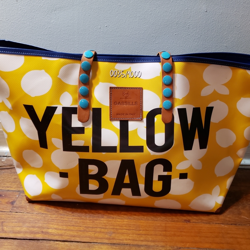 GABS  Gabsille Yellow Bag vinyl Tote